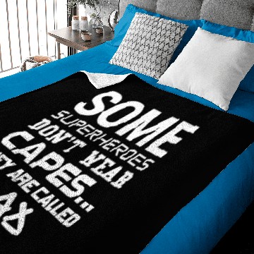 Discover Dad is the superhero without capes Baby Blankets