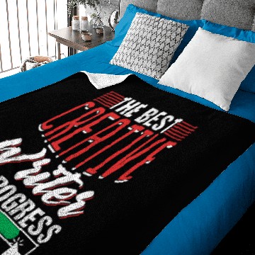Discover Creative Writer In Progress Baby Blankets