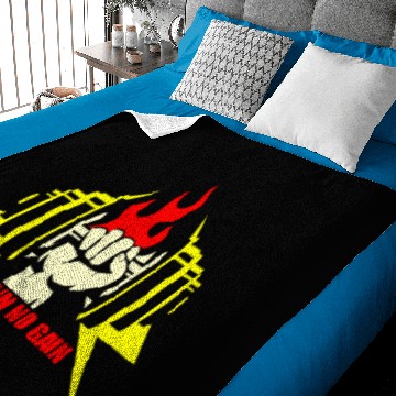 Discover No pain no gain 03 Baby Blankets