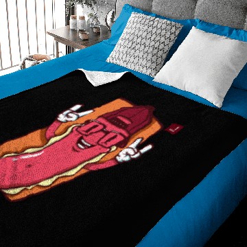 Discover Cool Hotdog Baby Blankets