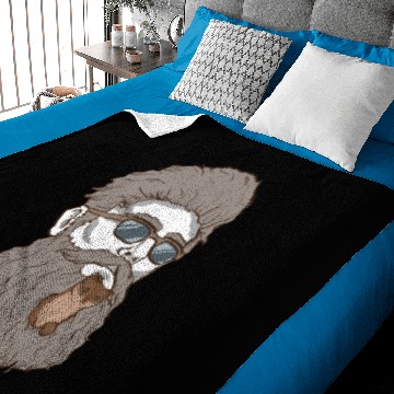 Discover Beard Weasel Funny Beard Design Baby Blankets