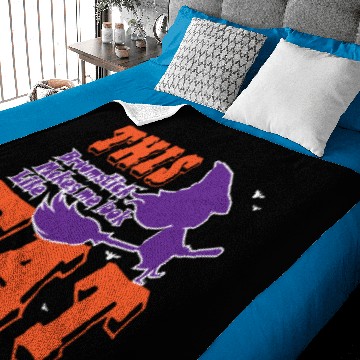 Discover Funny Witch Halloween Baby Blankets