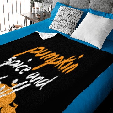 Discover Pumpkin Spice And Chill Baby Blankets