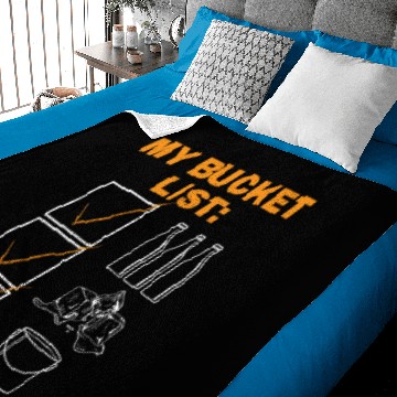 Discover My bucket List Baby Blankets
