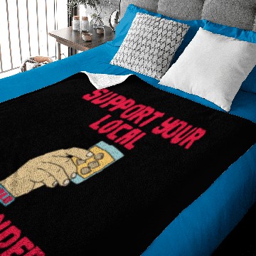 Discover support Shots Party Alcohol trust me Bartender Baby Blankets