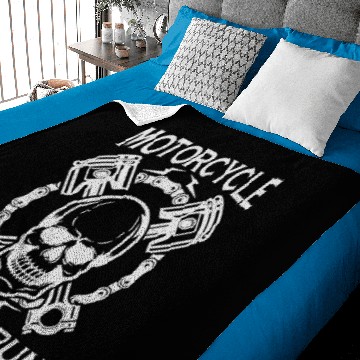 Discover Born To Run Motorcycle Baby Blankets