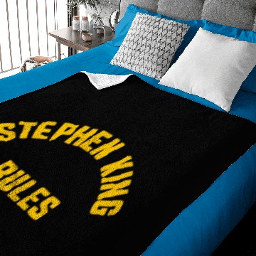 Discover Stephen King Rules Baby Blankets