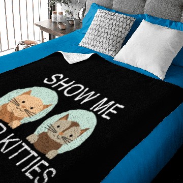 Discover Kitty - show me your kitties cat Baby Blankets