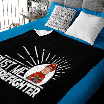 Discover Firefighter - Trust Me Baby Blankets