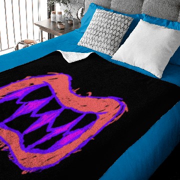 Discover Bowser tooth Baby Blankets