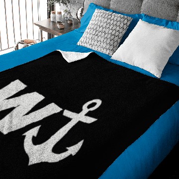 Discover W Anchor Baby Blankets