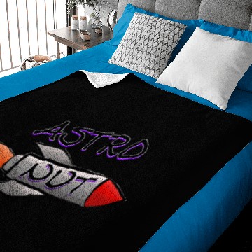 Discover Astro Ship Baby Blankets