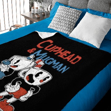 Discover cuphead mugman drink Baby Blankets