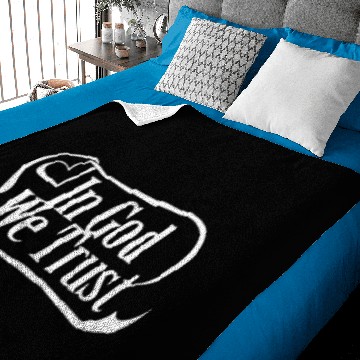 Discover In God We Trust Baby Blankets