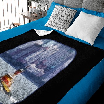 Discover Tugboat Near Manhattan Baby Blankets