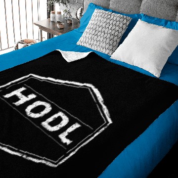 Discover Hodl Bitcoin Holding White Cool Cryptocurrency Fun Baby Blankets