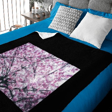 Discover Blooming Cherry Blossom Baby Blankets