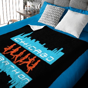 Discover chicago marathon 5 Baby Blankets