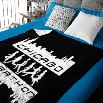 Discover CHICAGO MARATHON 6 Baby Blankets