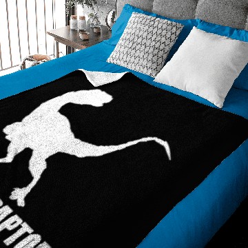 Discover Velociraptor Baby Blankets