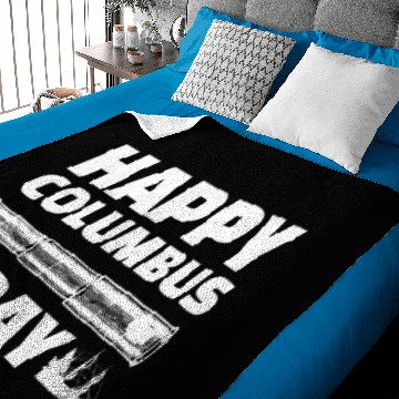 Discover Happy Columbus Day Baby Blankets