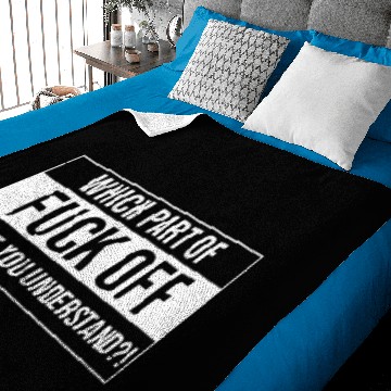 Discover Fuck Off Baby Blankets