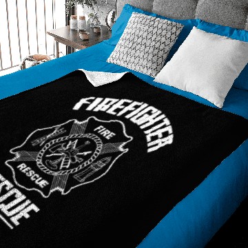 Discover Firefighter Rescue Team Baby Blankets