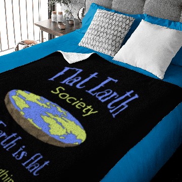 Discover Flat Earth Society Baby Blankets