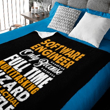 Discover Software Engineer Because wizard isnt a job title Baby Blankets