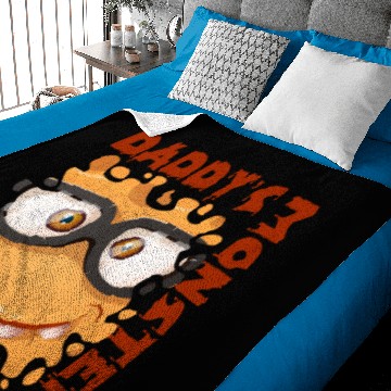 Discover Daddy's Monster - Orange Baby Blankets
