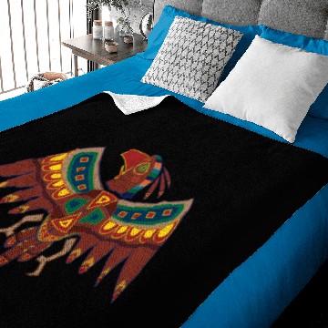 Discover Native American Zodiac Falcon-3 (Aries) Baby Blankets