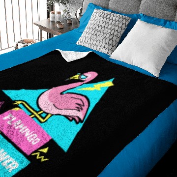 Discover FLAMINGO SWAG POWER Baby Blankets