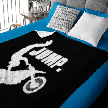 Discover motocross jump Baby Blankets
