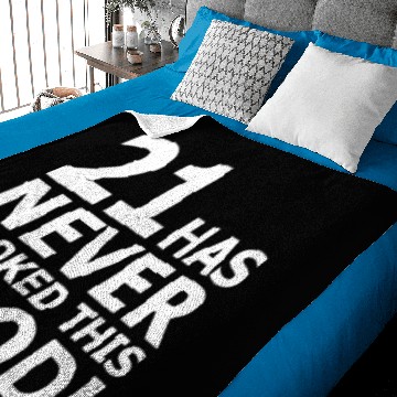 Discover 21st Birthday Funny Baby Blankets