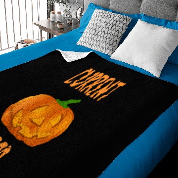 Discover Halloween Jack o Lantern Current Mood Spooky Baby Blankets