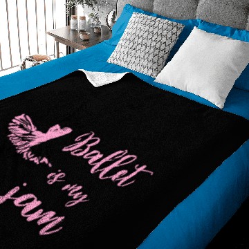 Discover Ballet Student Dance Teacher Gift Ballet is My Jam square Baby Blankets