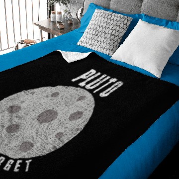 Discover Pluto never Forget christmas gift present Baby Blankets