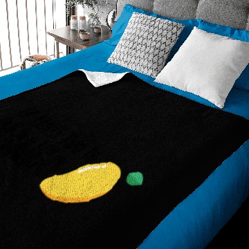 Discover It Takes Two To Mango - Food Puns - Total Basics Baby Blankets