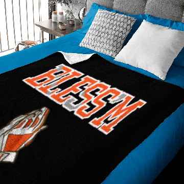 Discover Bless'm Baby Blankets, Cleveland, Browns, Bless m
