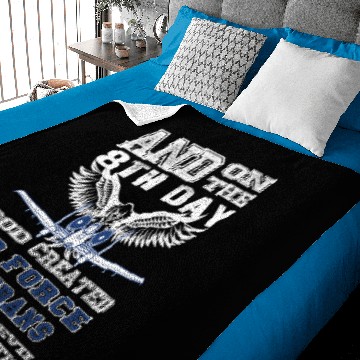 Discover Air Force Baby Blankets And on the 8th day Gog created
