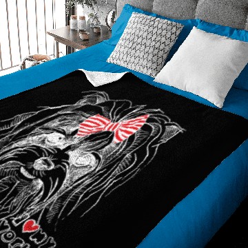 Discover Yorkie Love Baby Blankets