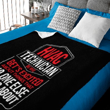 Discover HVAC Technician Hvac Tech Heating Ventilation Baby Blankets