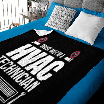 Discover HVAC Technician Hvac Tech Heating Ventilation Baby Blankets