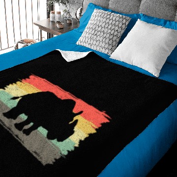 Discover Rhinoceros rhino ivory Africa endangered Baby Blankets