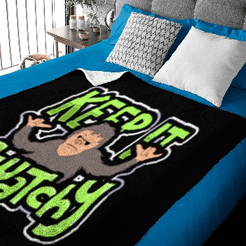 Discover Yeti Sasquatch Bigfoot hiking outing gift Baby Blankets