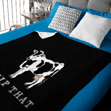 Discover Funny Cow Farmer Design Baby Blankets