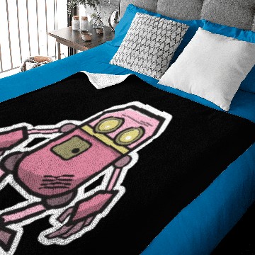 Discover Robot science technology gift idea robots machine Baby Blankets