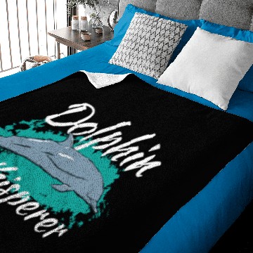 Discover Animal Print Gift - Dolphin Whisperer Baby Blankets