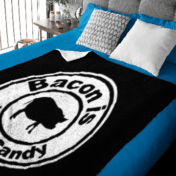 Discover Bacon Is Meat Candy Pig Baby Blankets