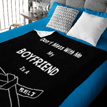 Discover Boyfriend Black Belt Karate Martial Arts Baby Blankets